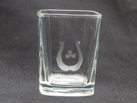 Etched Glass Shot Glass-Celtic Themed